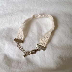 Boho White Lace Bracelet